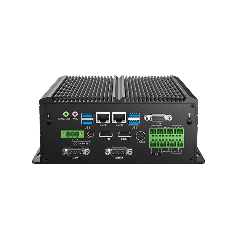 MBC-3200 Intel® Celeron®/Core™ i Fanless Box Computer with 6x COM (4x RS-232/485), 2x HDMI