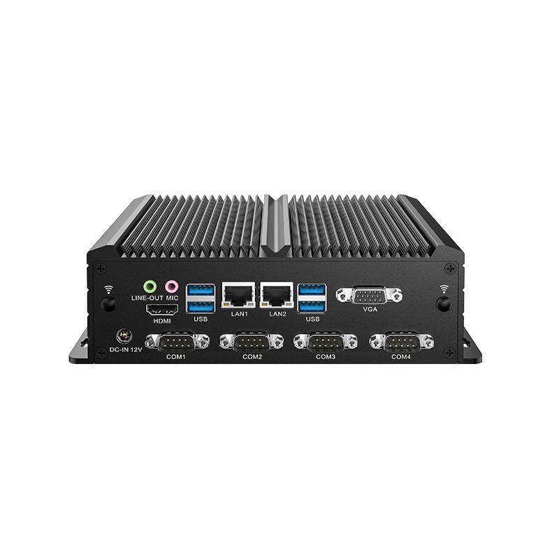 MBC-2300 Intel® Celeron®/Core™ i Fanless Box Computer with 6x COM (2x RS-232/485), 6x USB, 2x LAN