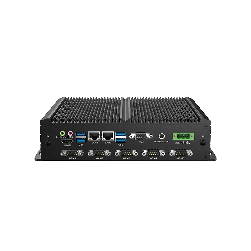 MBC-2500 Intel® Celeron® /Core™ i Fanless Box Computer with 6x COM (2x RS-232/485), 7x USB, 2x LAN