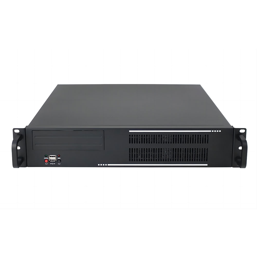 DIC-214 2U Rack-Mount Chassis with Optional Micro ATX Motherboard, Supporting 4 Card Expansion