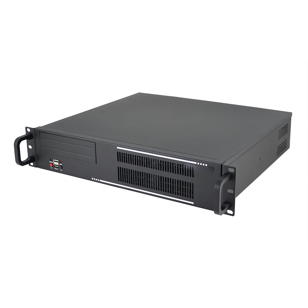 DIC-217 2U Rack-Mounted Chassis with Optional ATX Motherboard, Supporting 7 Card Expansion
