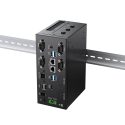 DBC-3300 DIN-Rail IPC With Intel® Elkhart Lake Celeron®/Core™ I3/i5/i7 Processor, 6x COM,  6x USB, 2x LAN