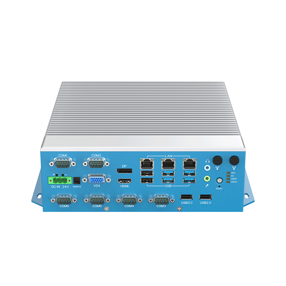 MIC-9100 Modular Industrial Computer with 12/13/14th  Gen Intel® Core™ i3/i5/i7 CPU,6x COM, 3x LAN, 8x USB
